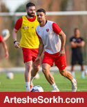 برگزاری تمرین پرسپولیس با حضور شاهرودی